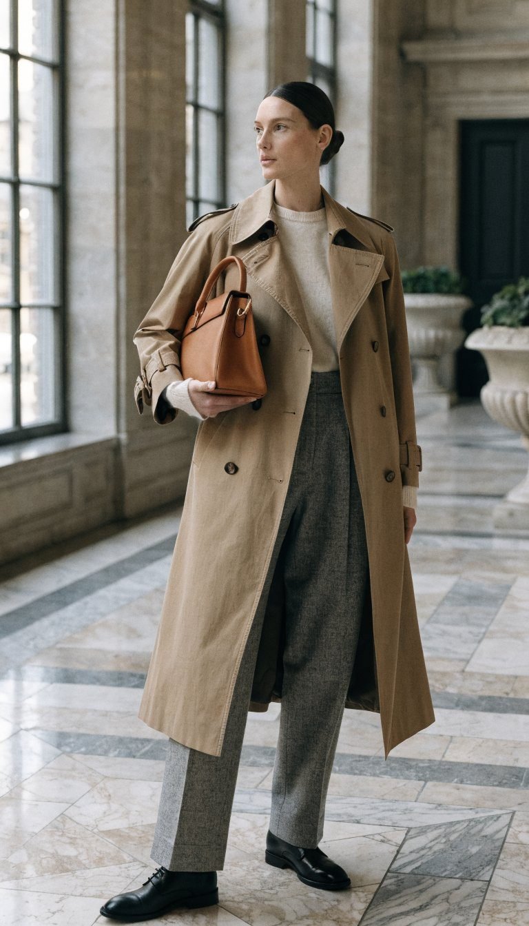 11. The Timeless Trench and Trouser Pairing