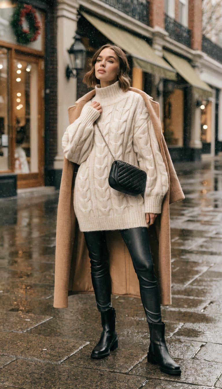 14. The Elevated Leggings and Long Tunic Look