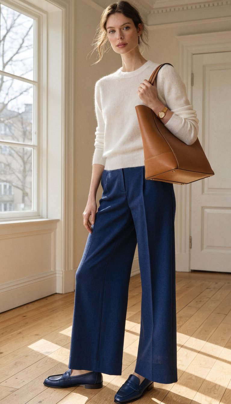 15. The Crisp White and Navy Classic