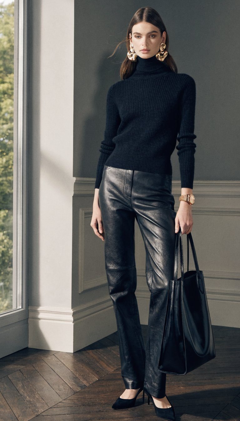 7. The All-Black Everything Outfit That's Never Boring