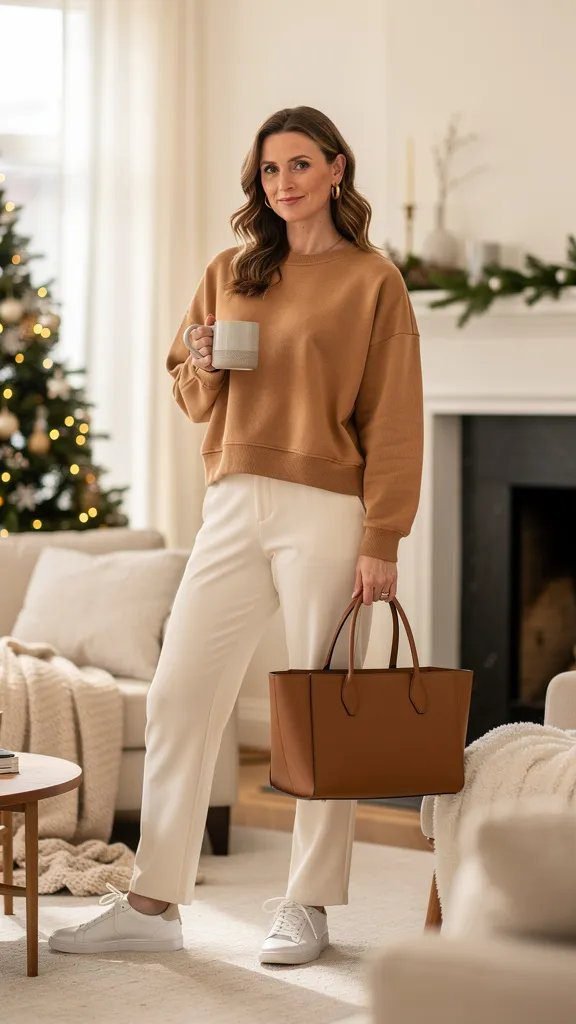 9. Elevated Sweatshirt Chic