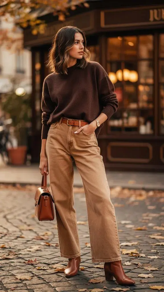 11. The Tonal Brown Elegance