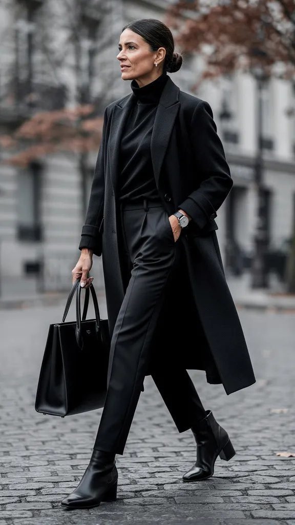 4. The All-Black Luxury Uniform You'll Wear Forever