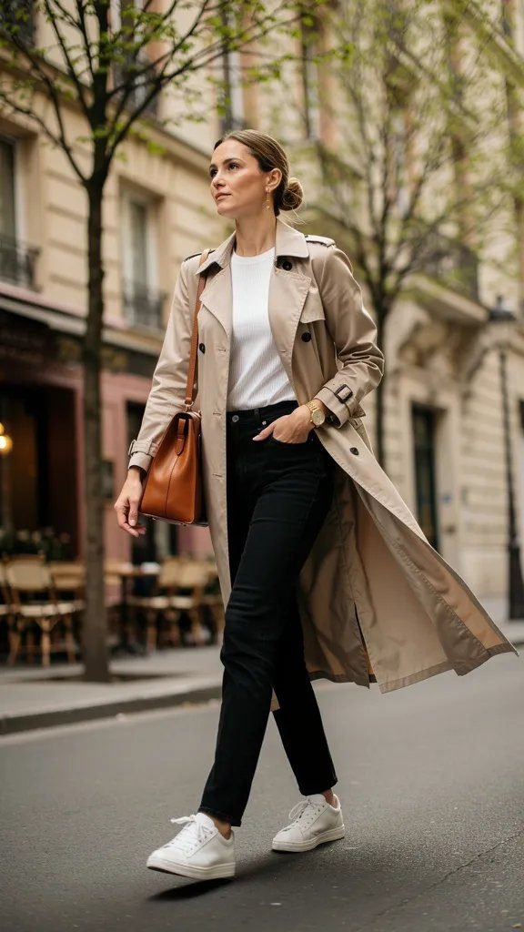 7. The Beige Trench Over Everything Look