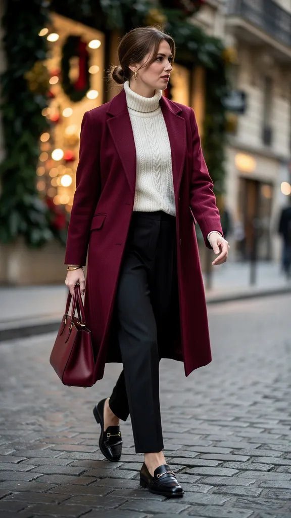 10. The Burgundy Accent Pop Strategy