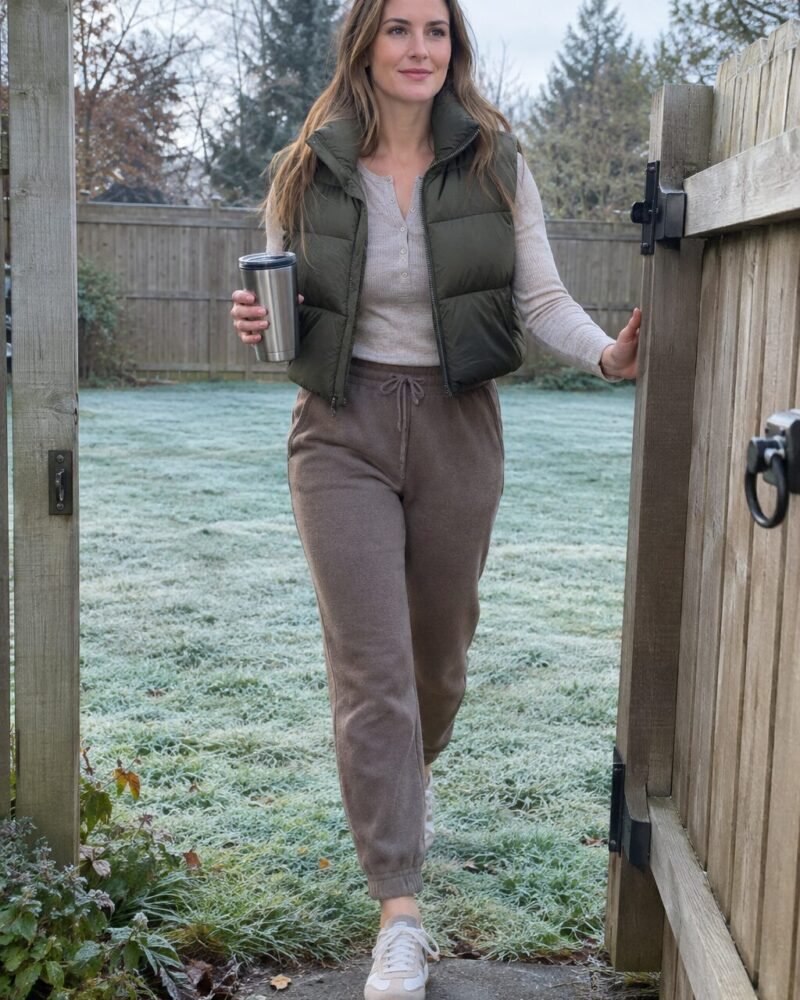 Vest, Henley, Joggers