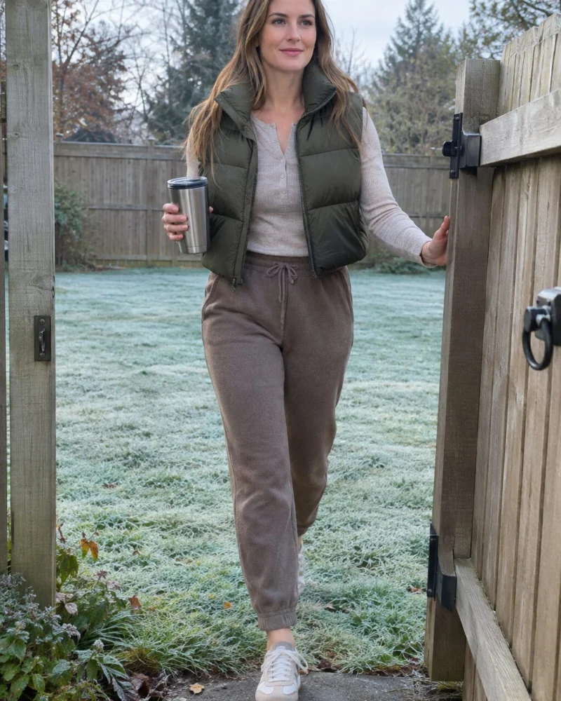 Vest, Henley, Joggers