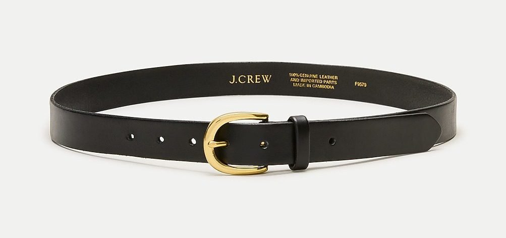 Classic Belt in Italian Leather (Black)