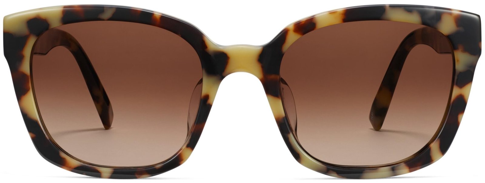 Aubrey Low Bridge Fit Sunglasses in Marzipan Tortoise