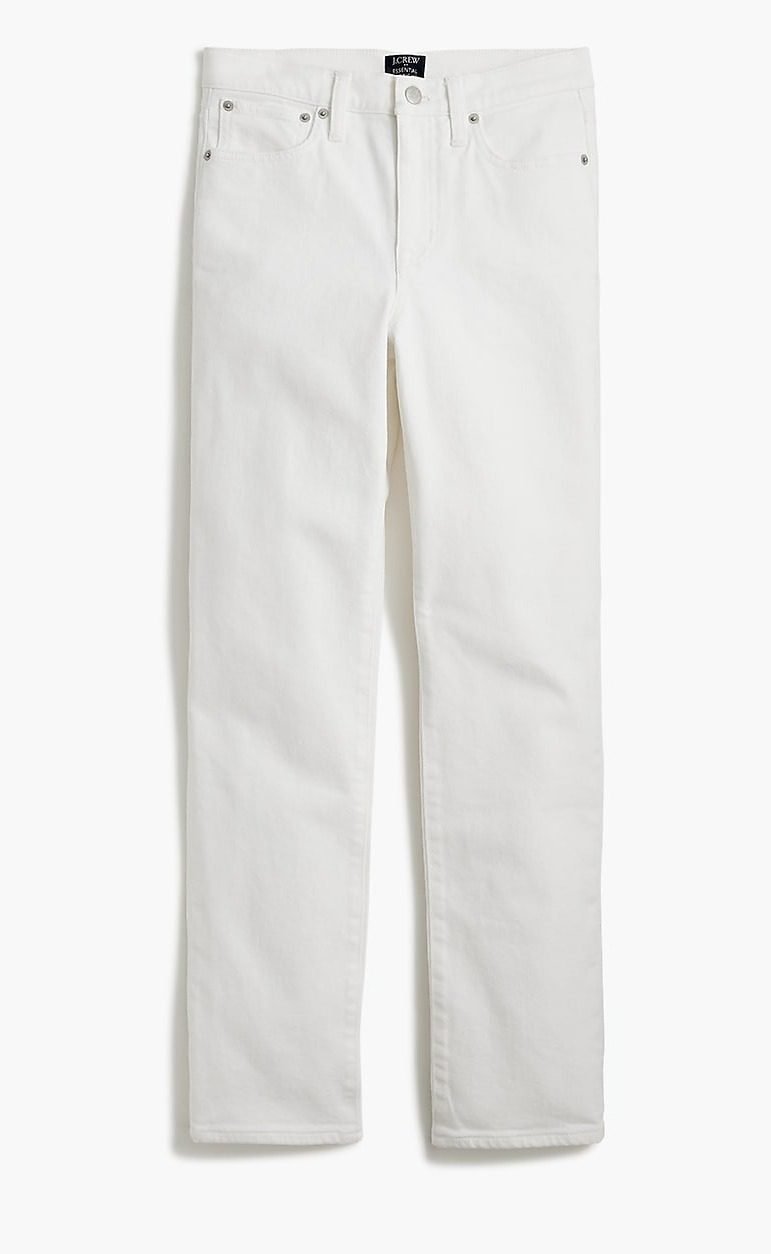 Essential Straight White Jean In All-Day Stretch