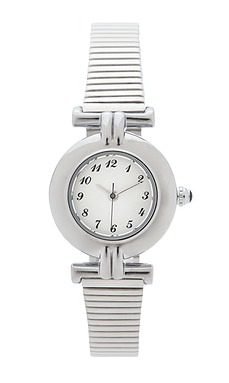 Wrist Watch (Silver & White)