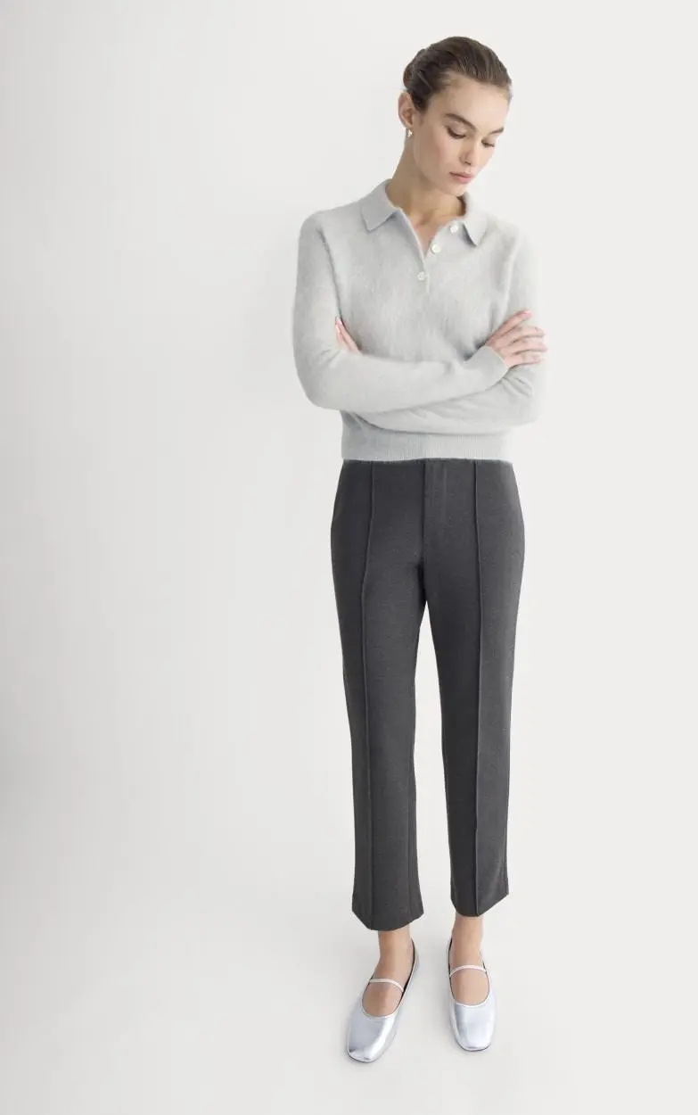 Slim Trouser in Ponte