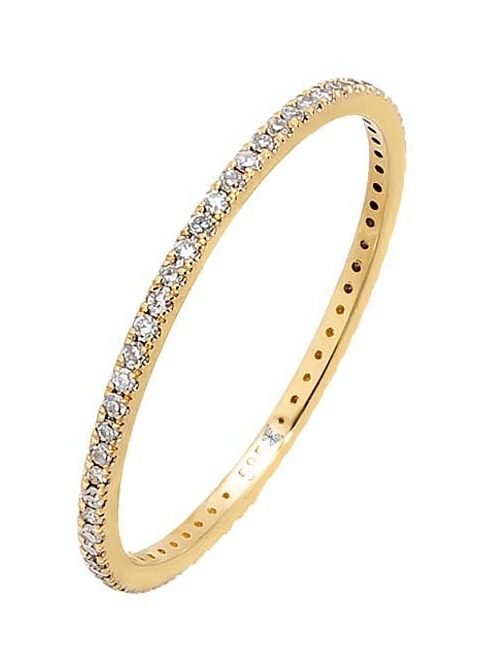Diamond Micropavé Eternity Band 14K