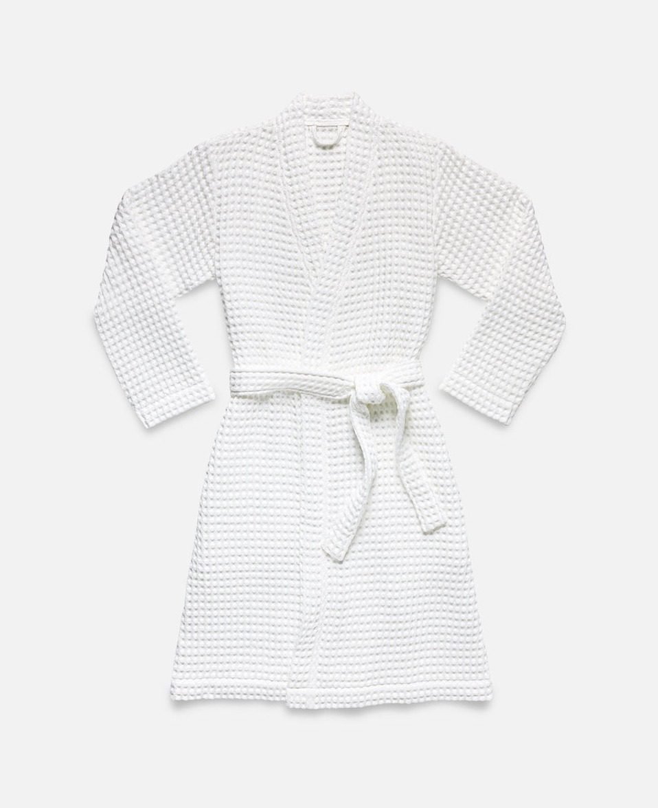 Dreamweave Waffle Robe (White)