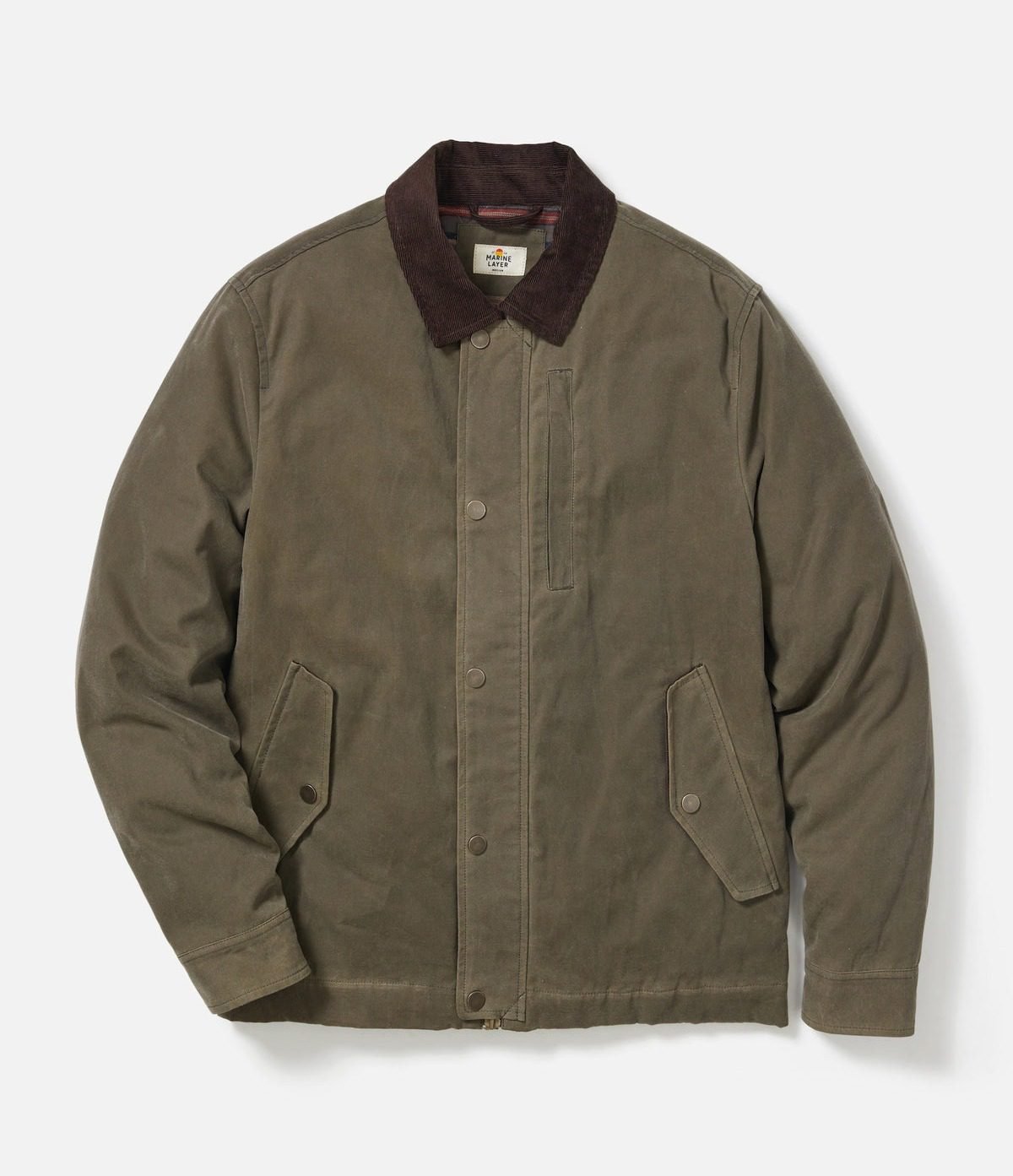 Weston Wax Canvas Barn Jacket (Olive)