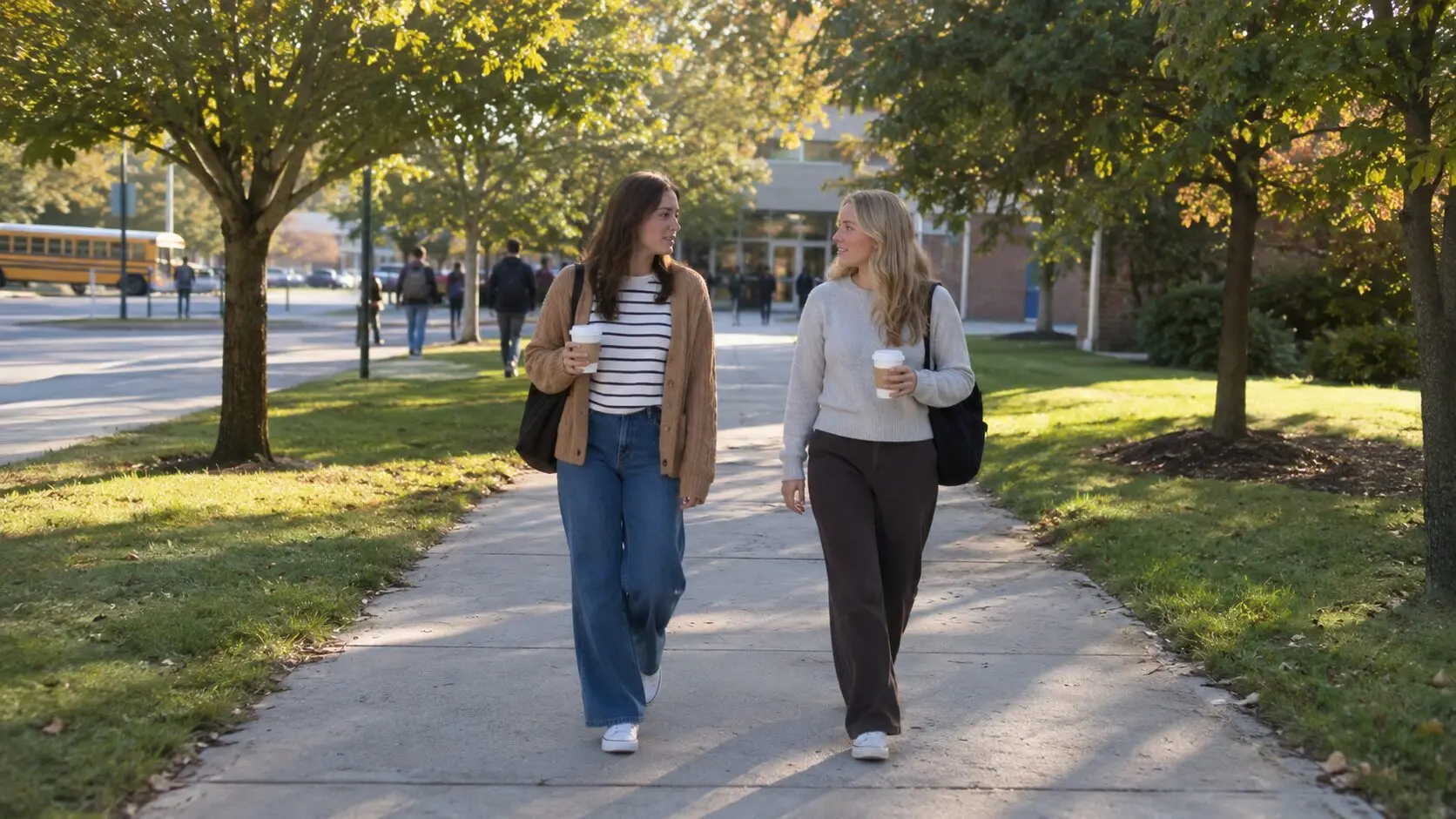 18 First Day of School Outfits for Moms That Make Mornings Easier