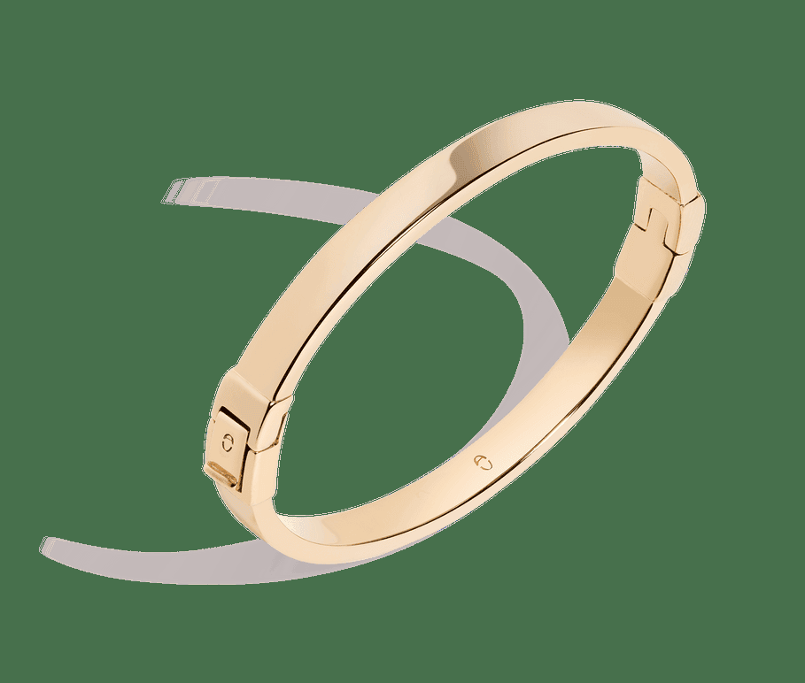 Classic Gold Hinged Bracelet
