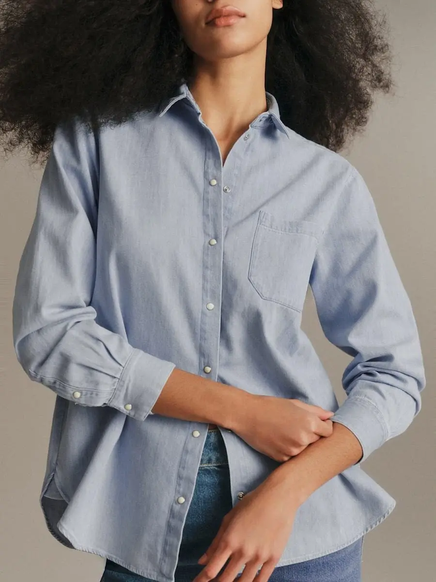Max Shirt - Very Light Denim