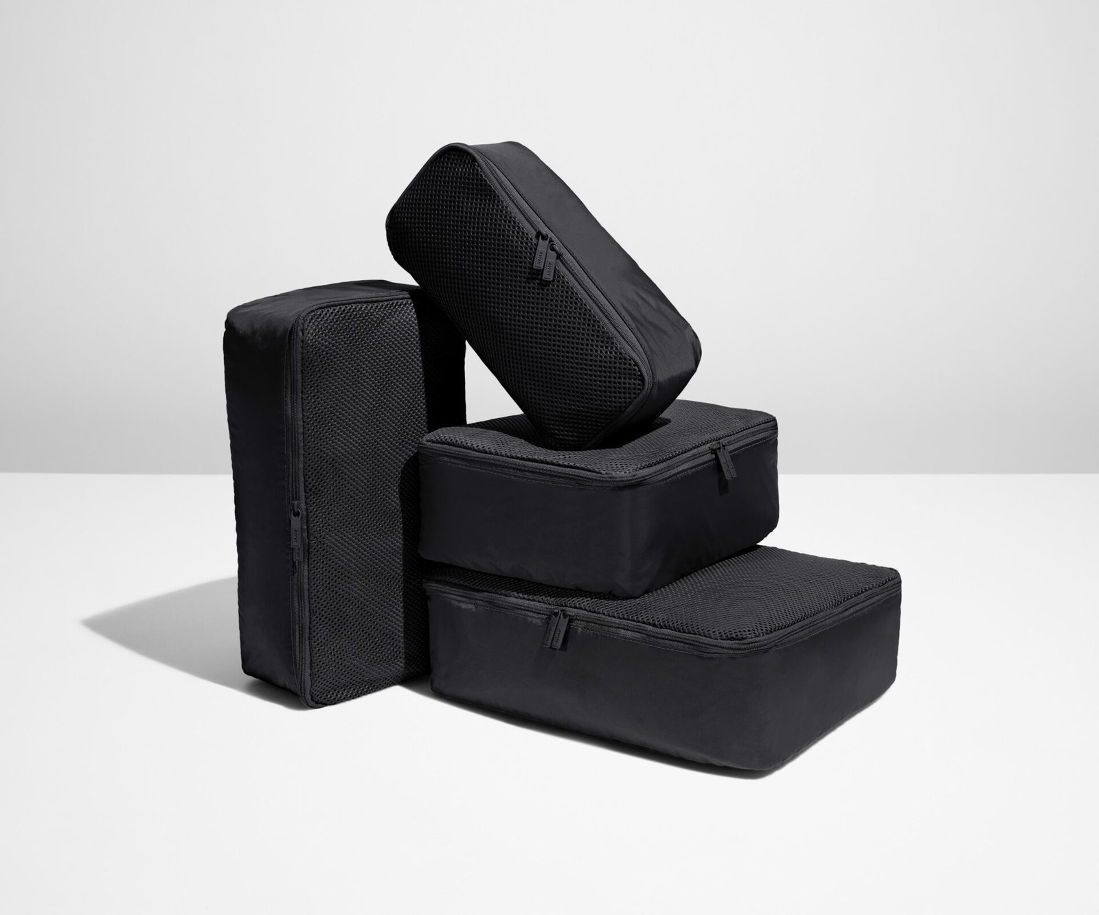 Insider Packing Cubes (Set of 4) in Jet Black
