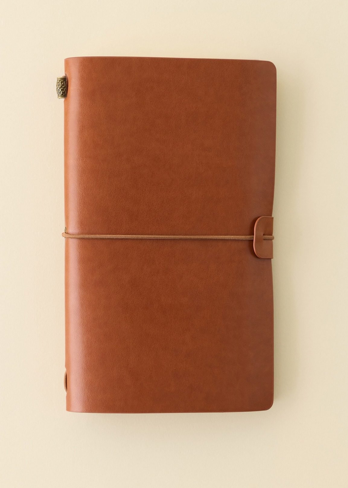 Voyager Refillable Faux Leather Journal (Brown)
