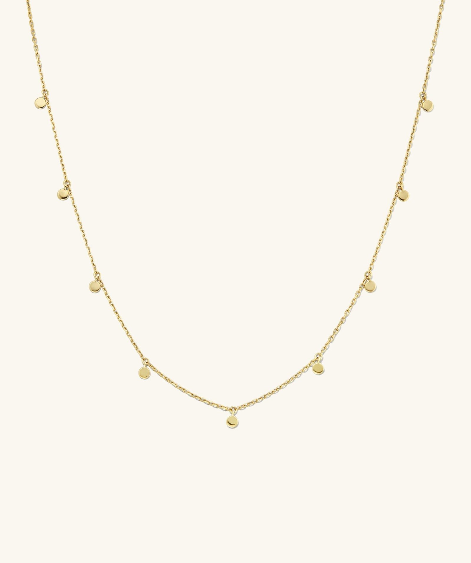 Dot Chain Necklace (18k Gold Vermeil)