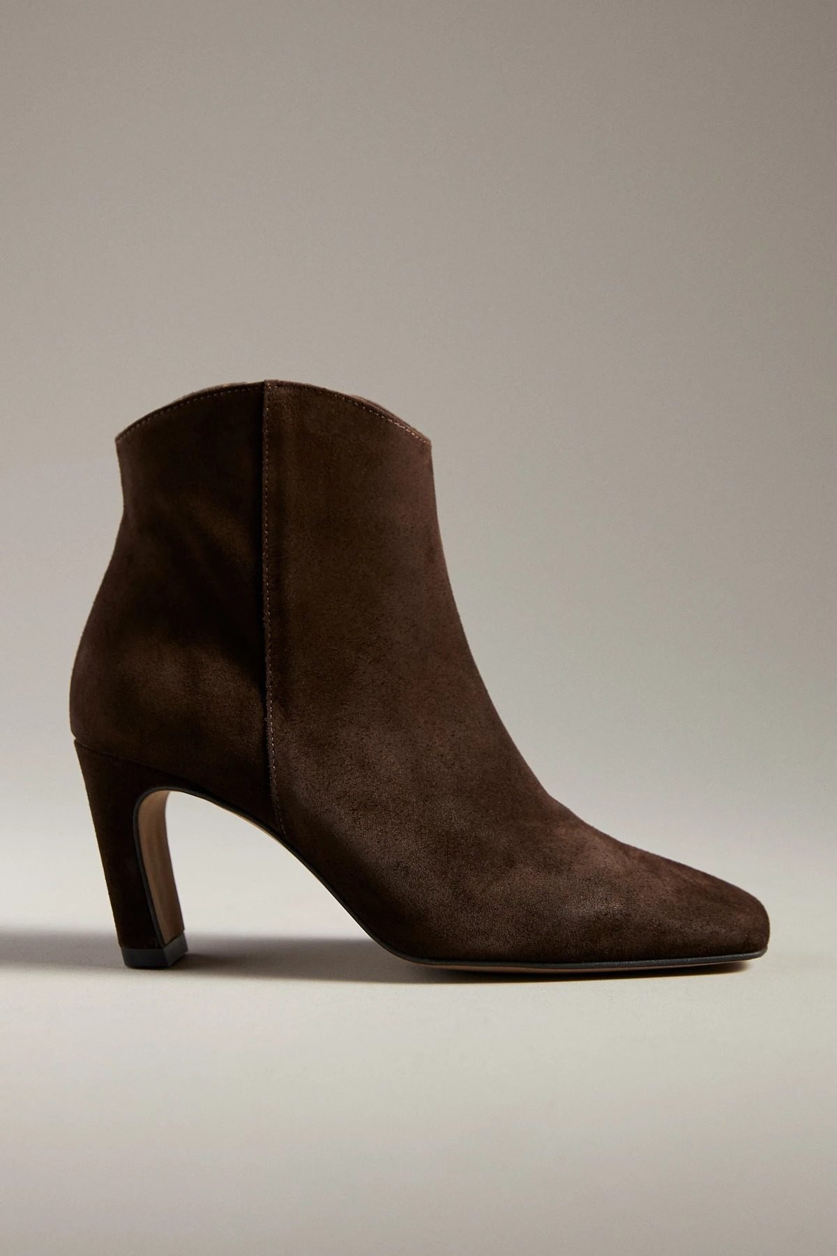Western Ankle Boots (Brown Suede)