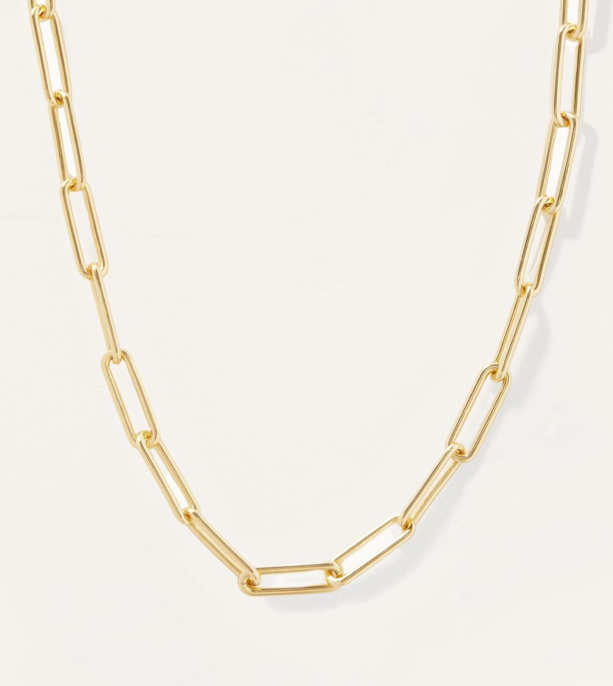 Bold Paperclip Chain Necklace