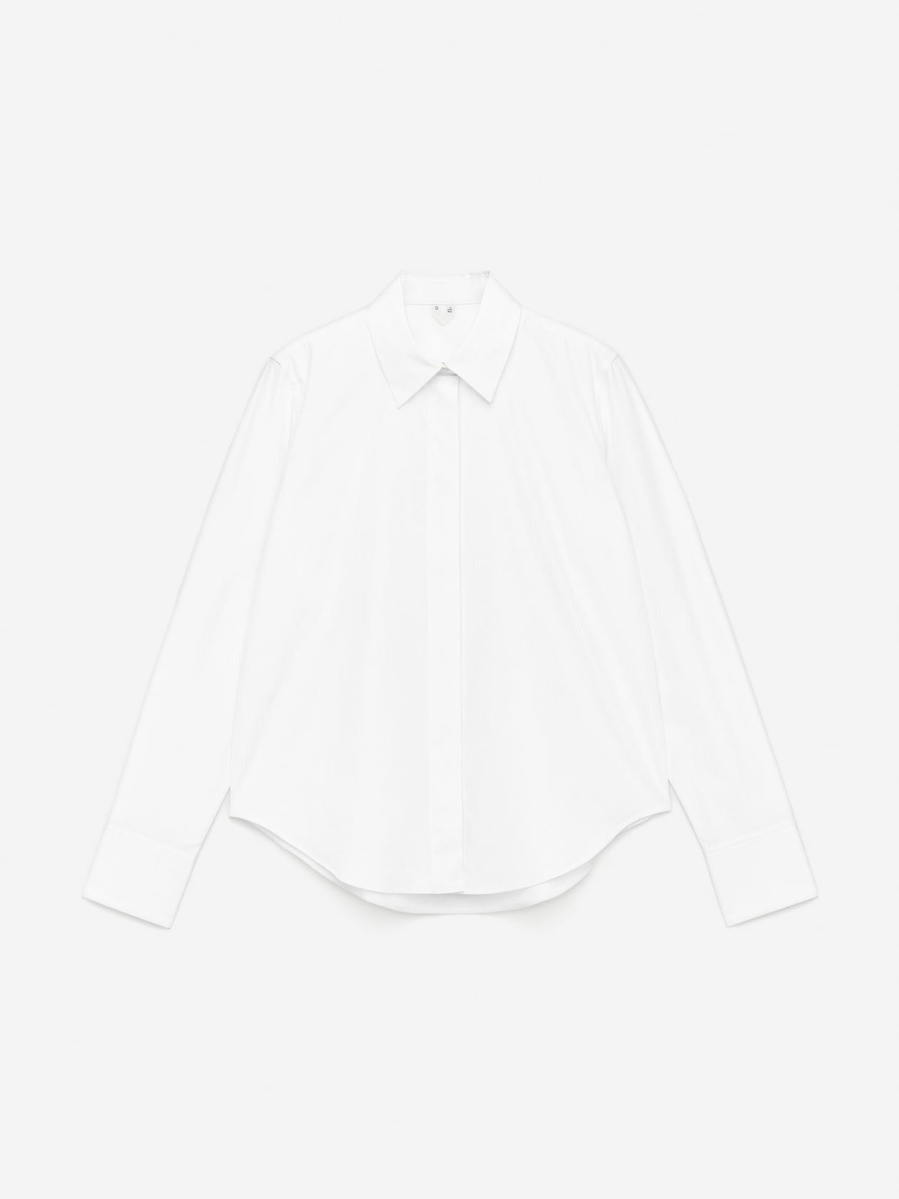 Regular-Fit Poplin Shirt (White)
