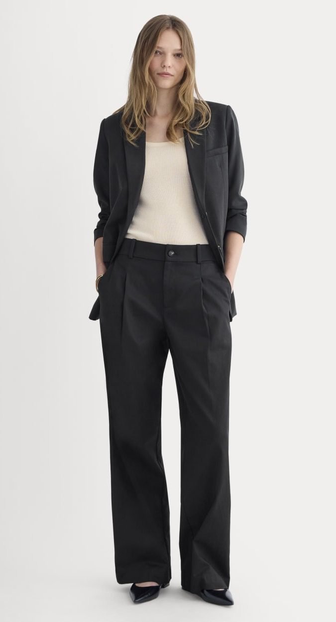Wide-Leg Trouser in Buttersmooth
