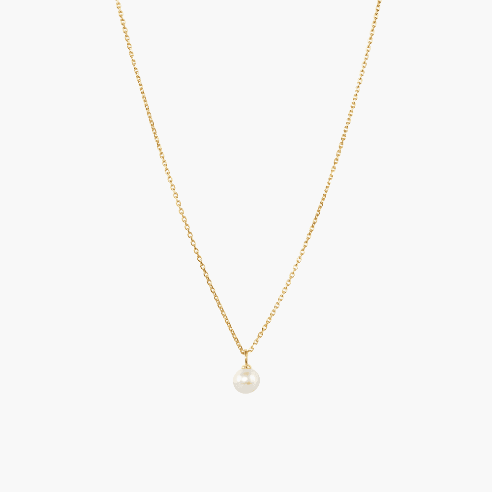 Mini Pearl Pendant Necklace