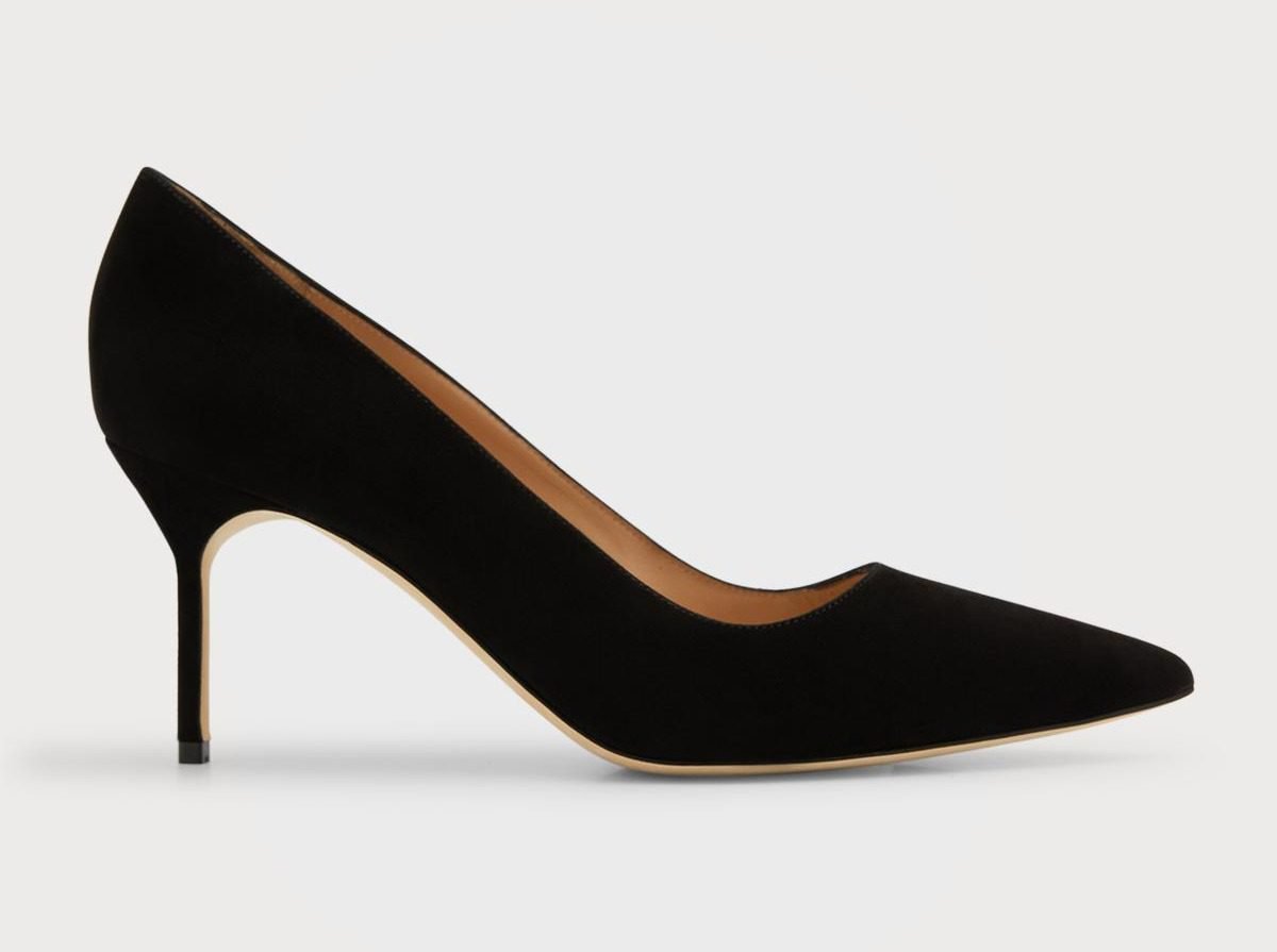BB 70mm Suede Stiletto Pumps