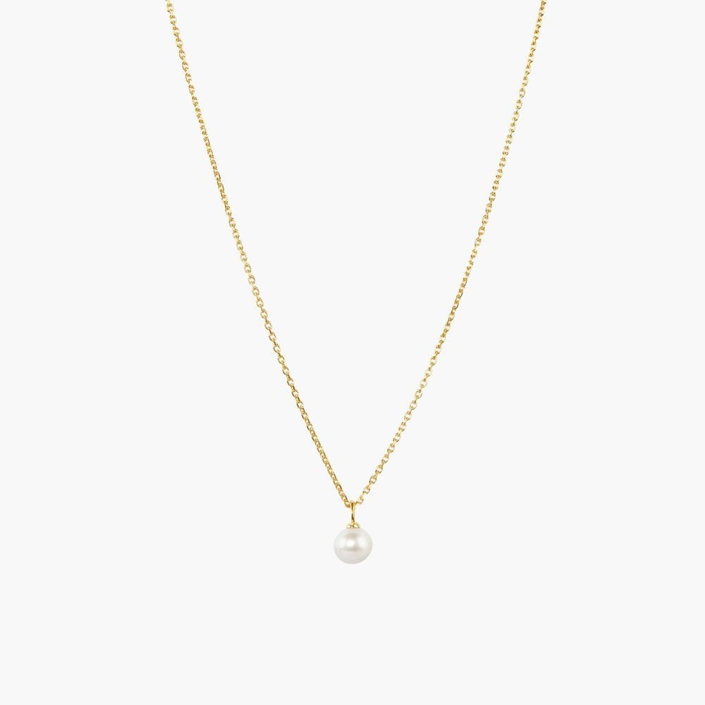 Mini Pearl Pendant Necklace