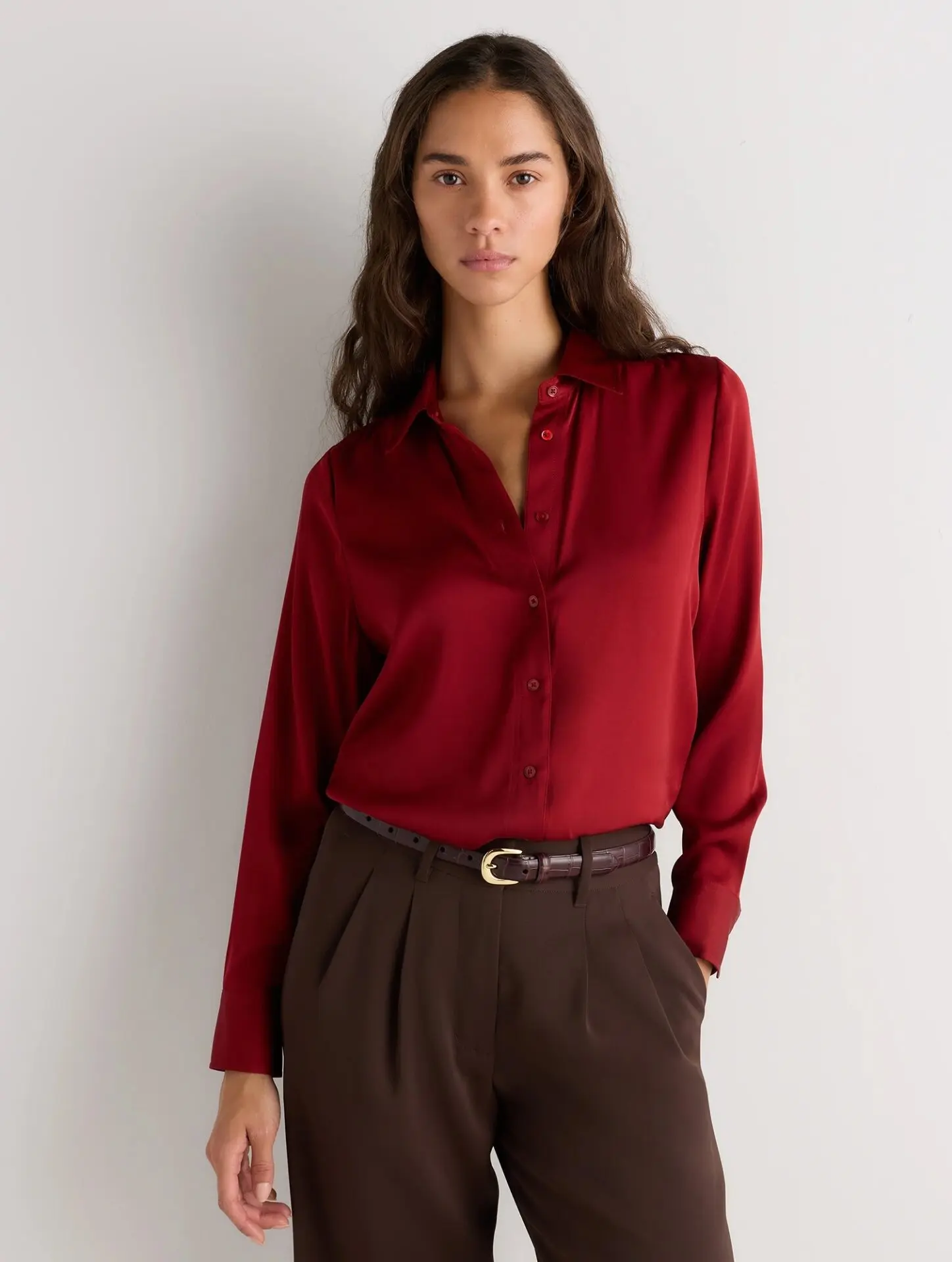 Washable Stretch Silk Blouse
