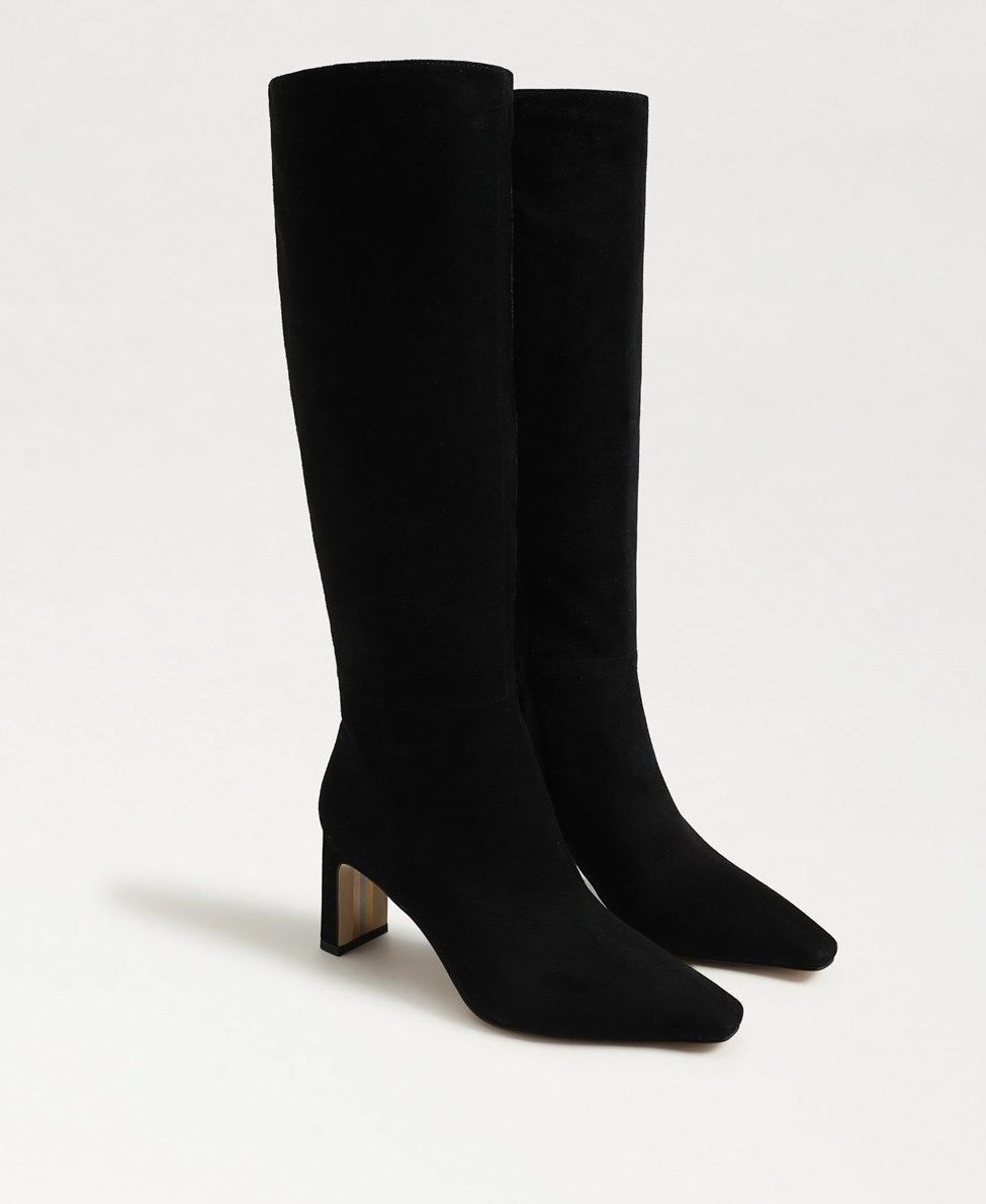 Sylvia Knee High Boots in Suede