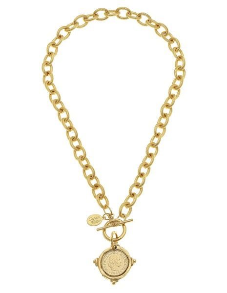 Coin Toggle Necklace