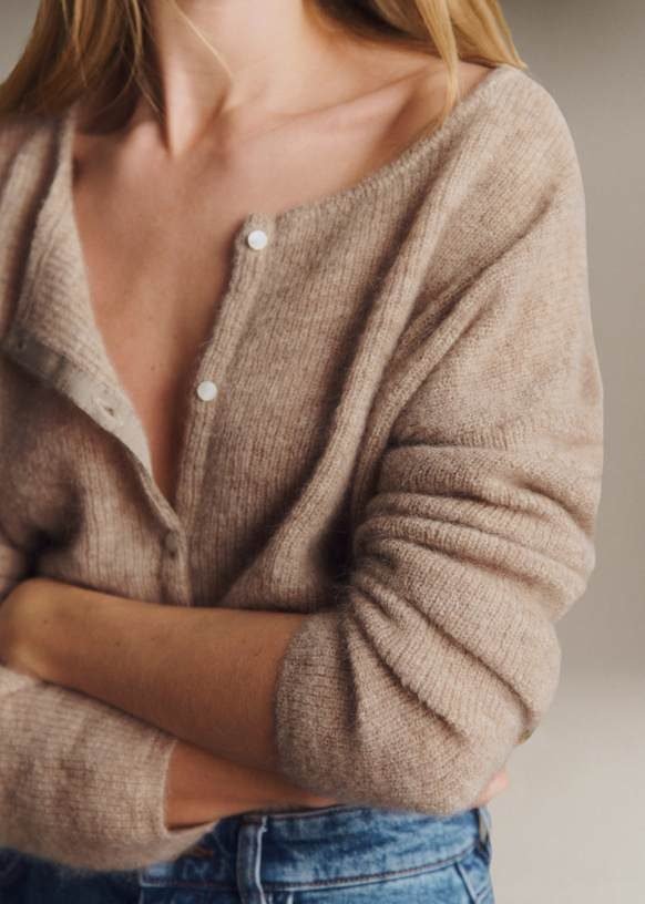 Gaspard Cardigan (Light Beige)