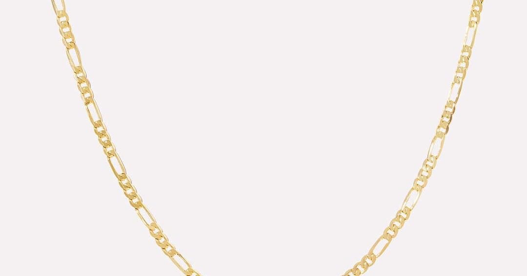 Figaro Chain Necklace (Leo Regular Short)