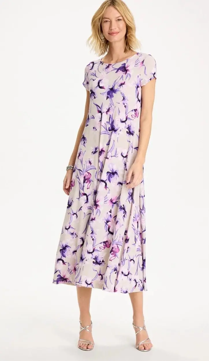 Travelers Amethyst Iris Maxi Dress