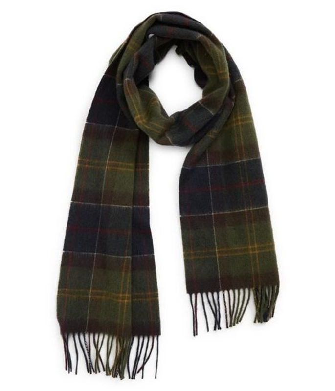 Barbour Tartan Lambswool & Cashmere Scarf (Men)
