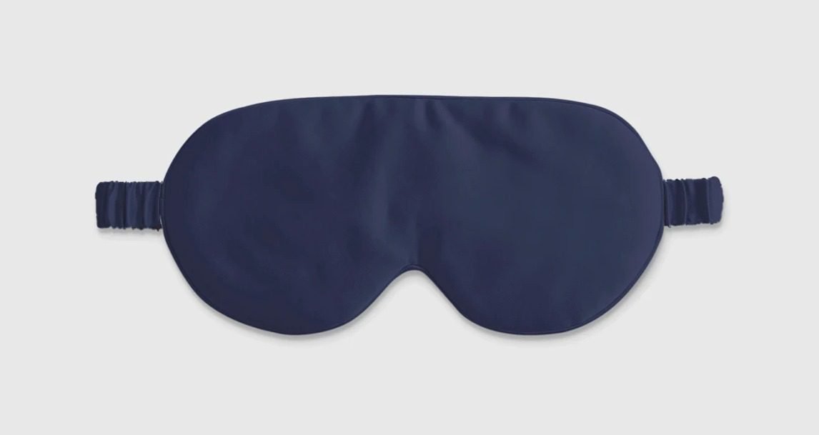 Mulberry Silk Beauty Sleep Mask (Navy)