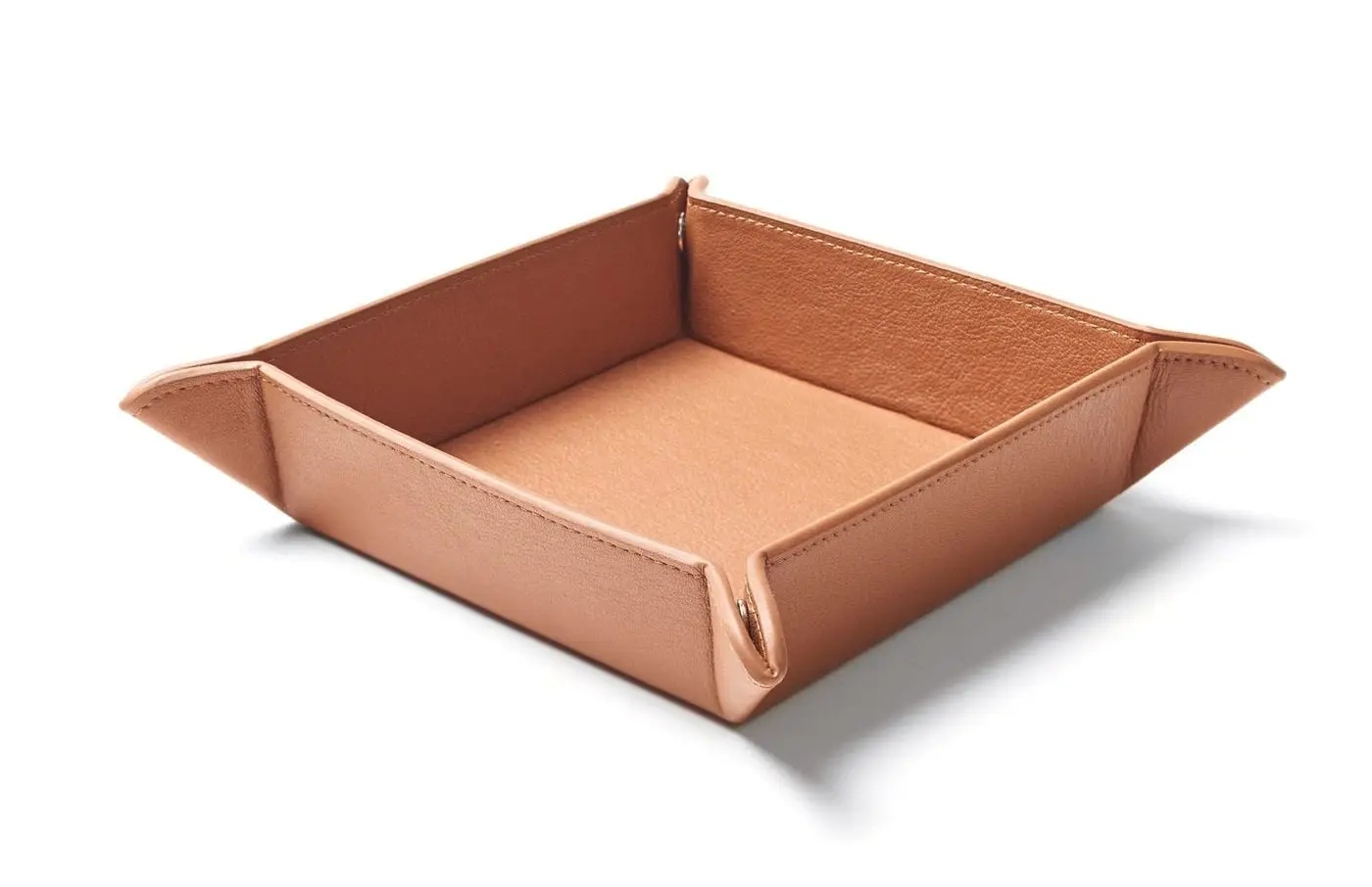 Square Valet Tray (Cognac)