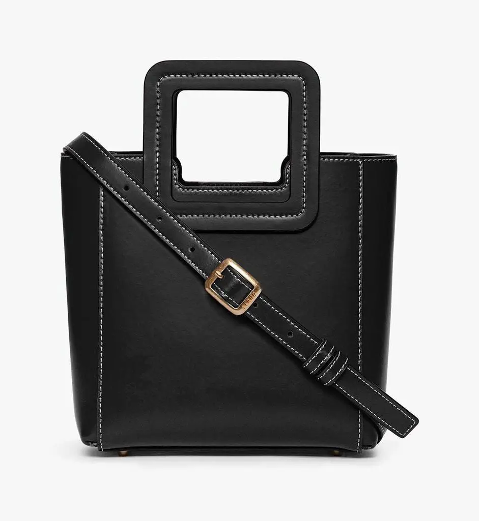 Mini Shirley Leather Tote Bag