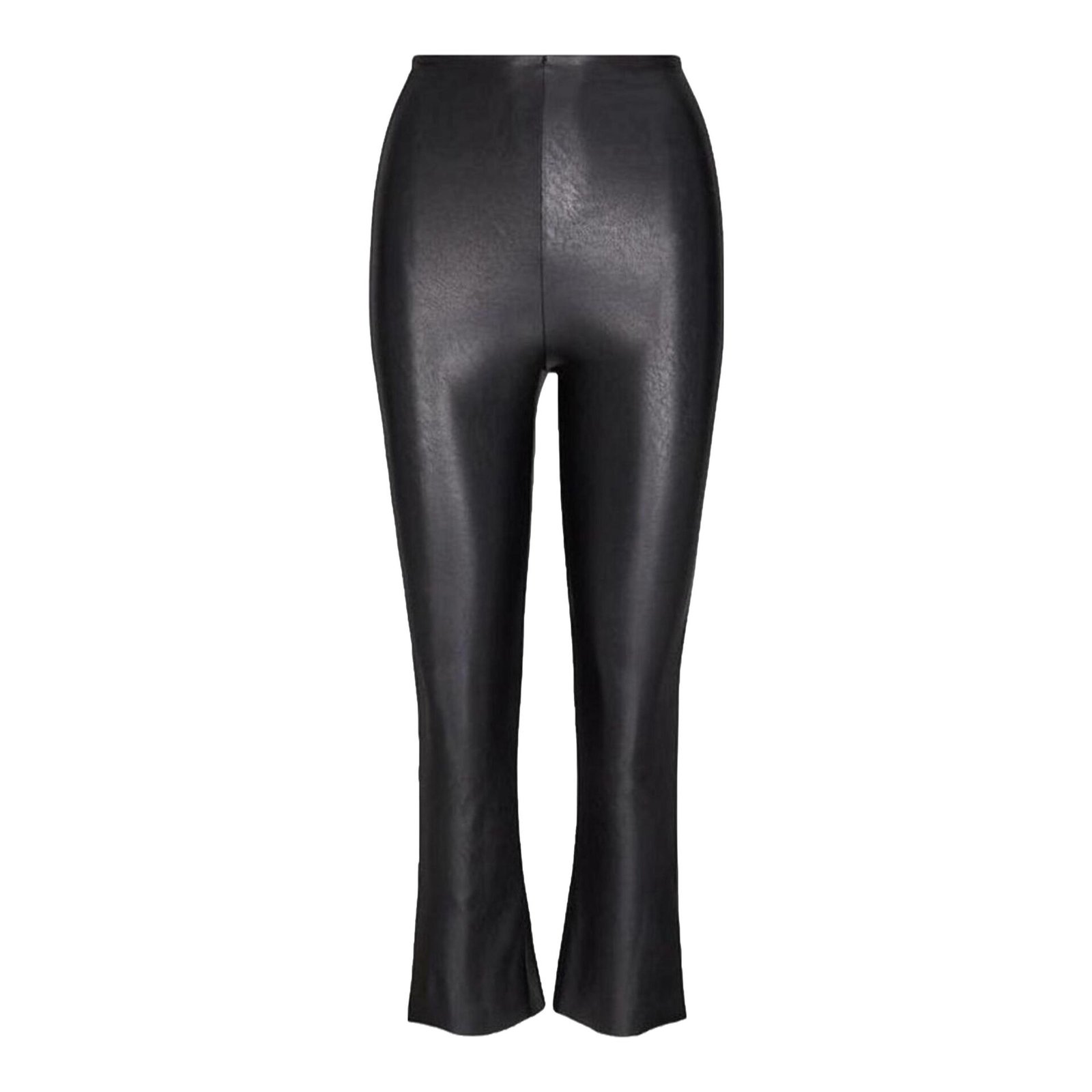 Faux Leather Flared Leggings