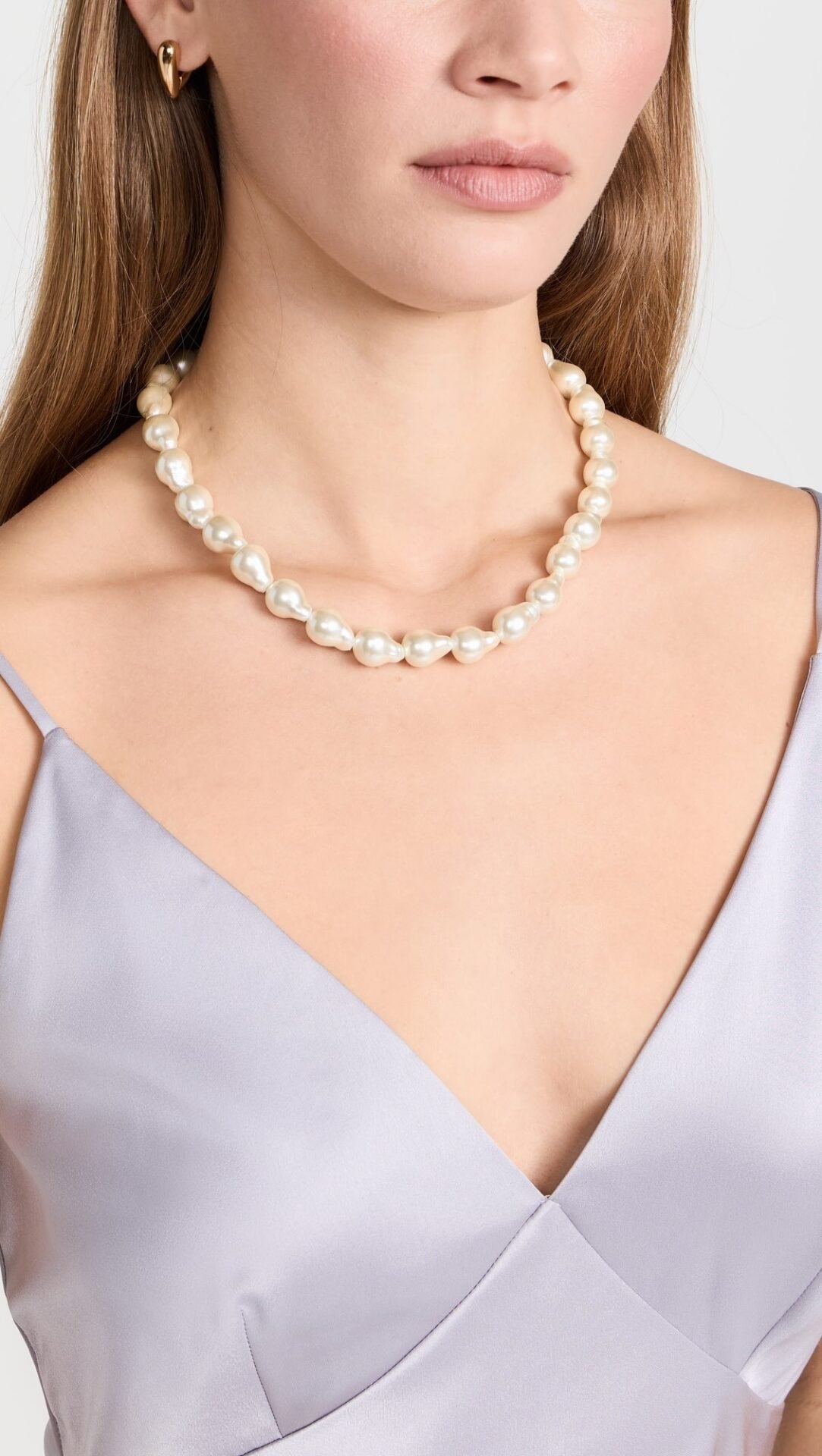 Baroque Pearl Collar Necklace