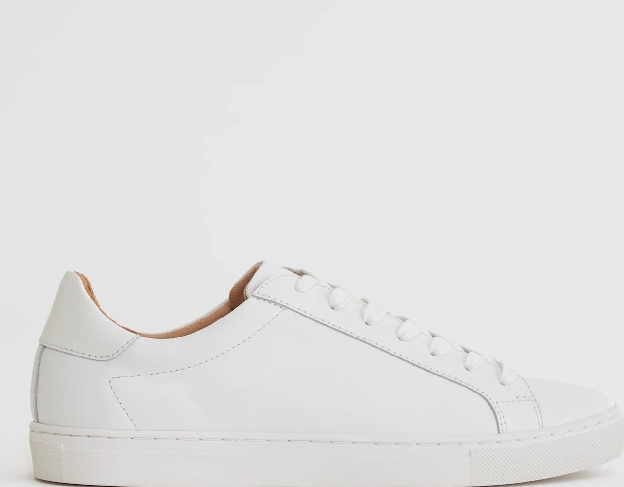 100% Leather Everyday Sneaker (White)