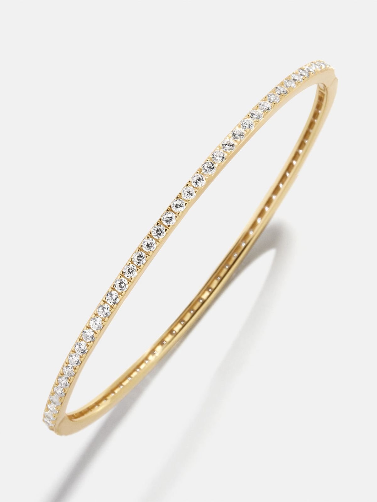 Tracy 18K Gold Hinge Bangle