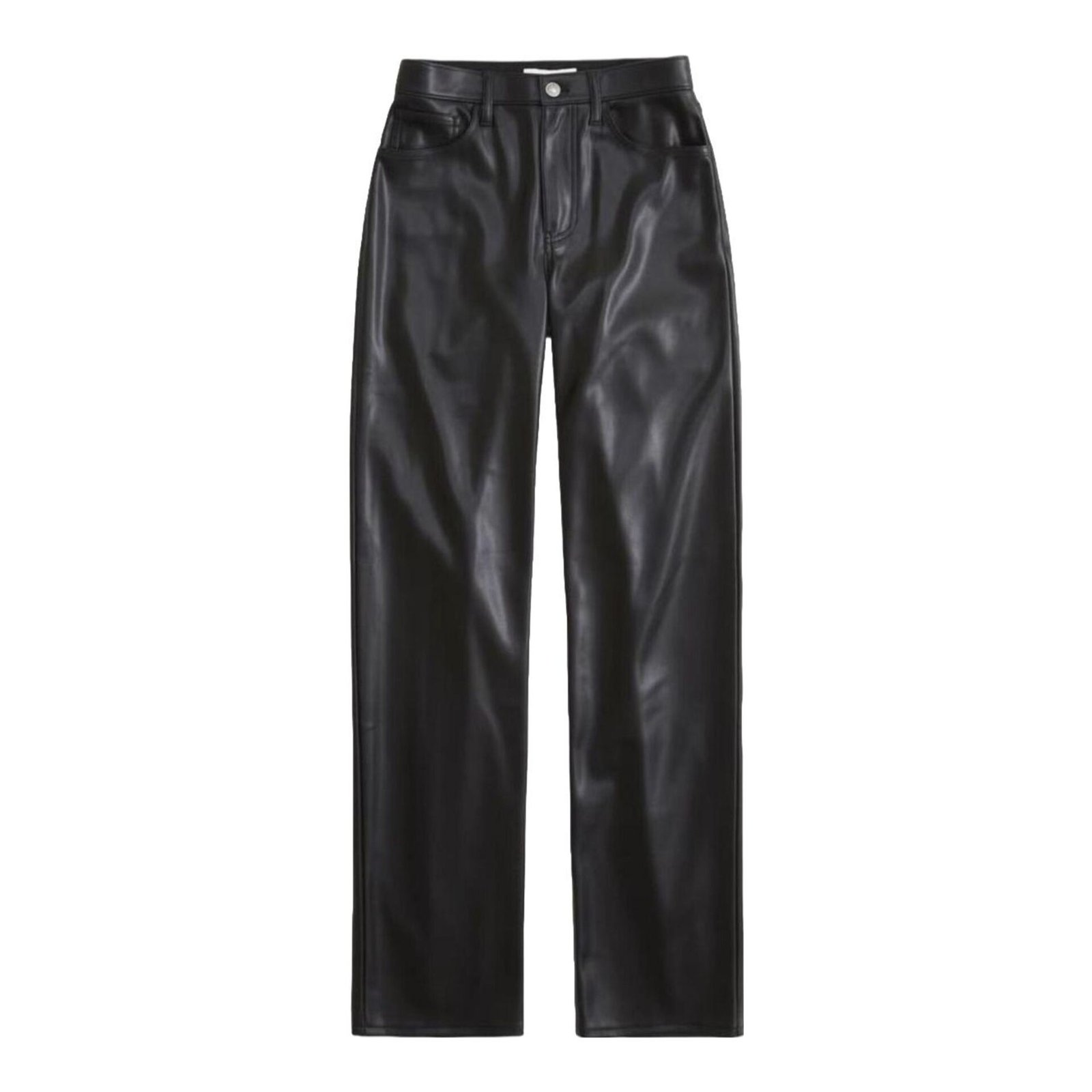 Curve Love High Rise 90s Relaxed Vegan Leather Pant