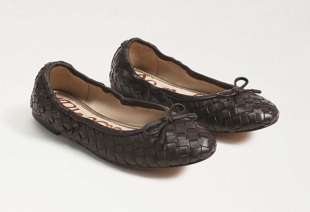Felicity Woven Ballet Flat (Cafe Noir)