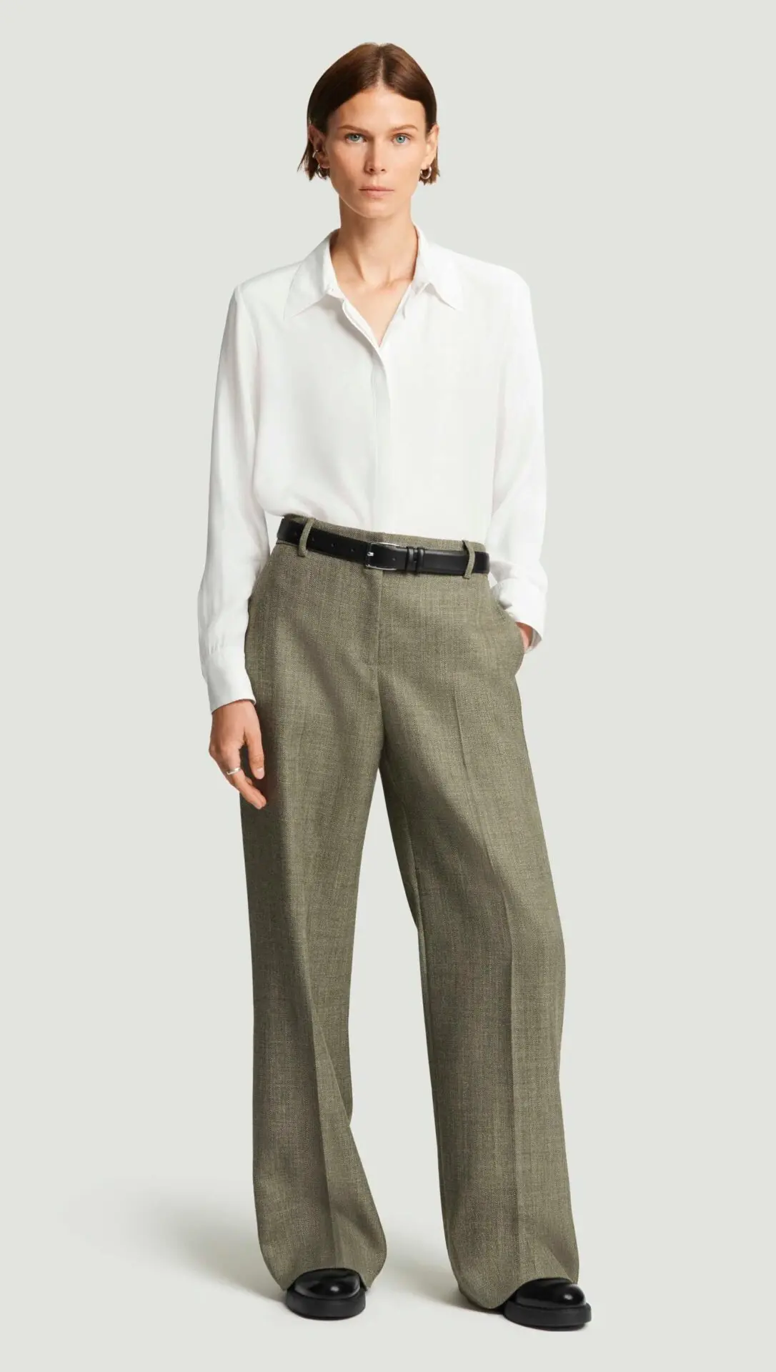 Soho Trouser in Herringbone