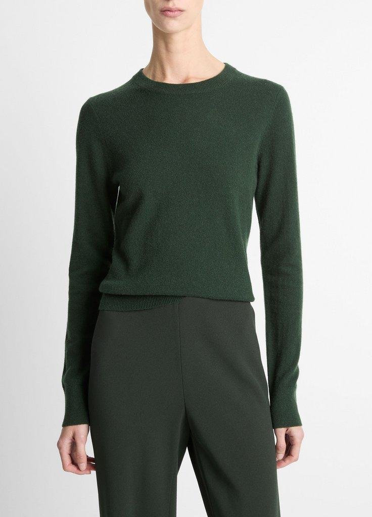 Cashmere Crew Neck Sweater (Forest)